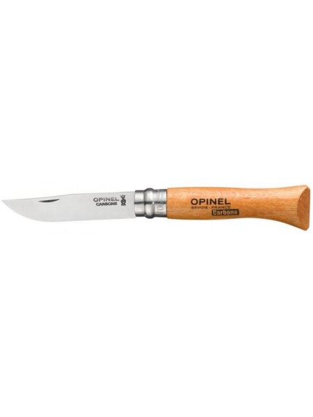 Нож Opinel 6 virobloc Carbone