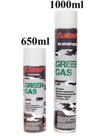 ГАЗ Green gas FL-AIRSOFT 650 мл (грин-газ, в коробке 12 шт)